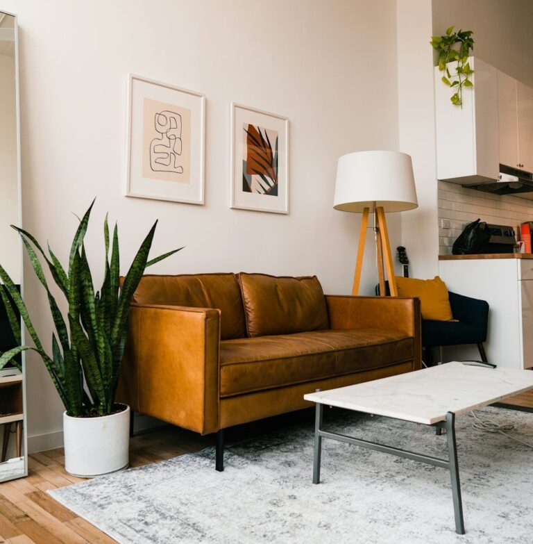 living room with budget friendly seasonal decor