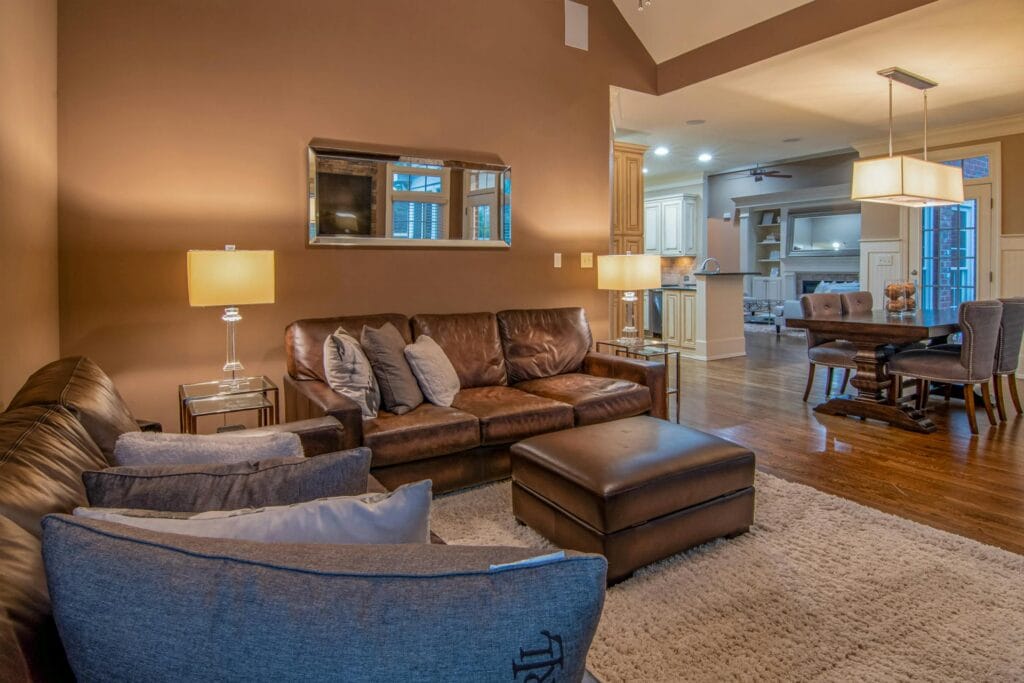living room with good lighting